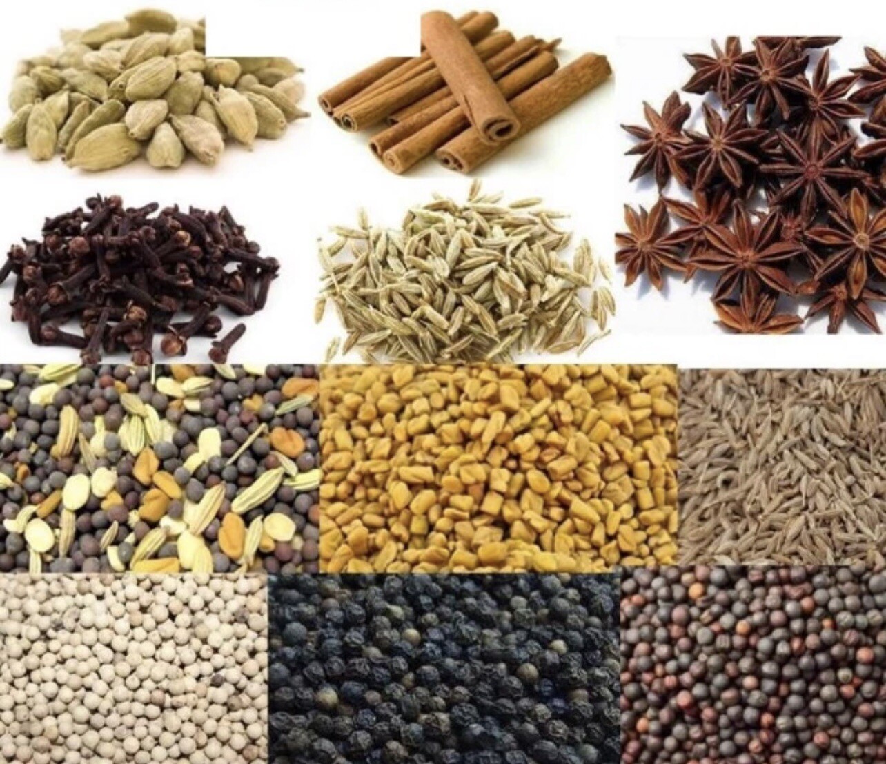 VARIOUS SPICES