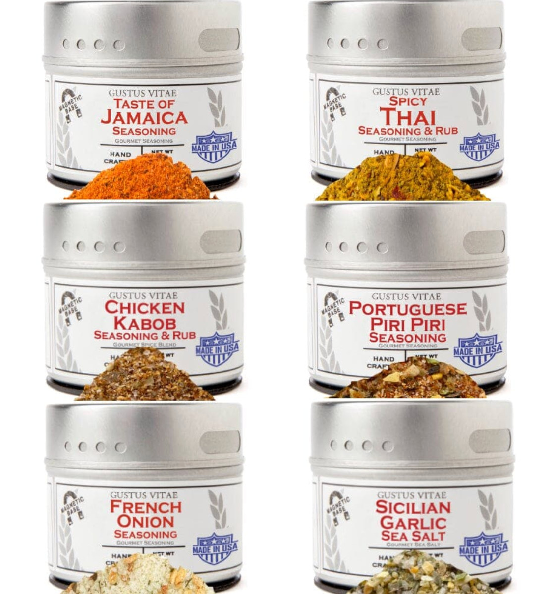 Global Chicken Air Fryer Seasoning Set – Artisanal Spice Blends Six Pack