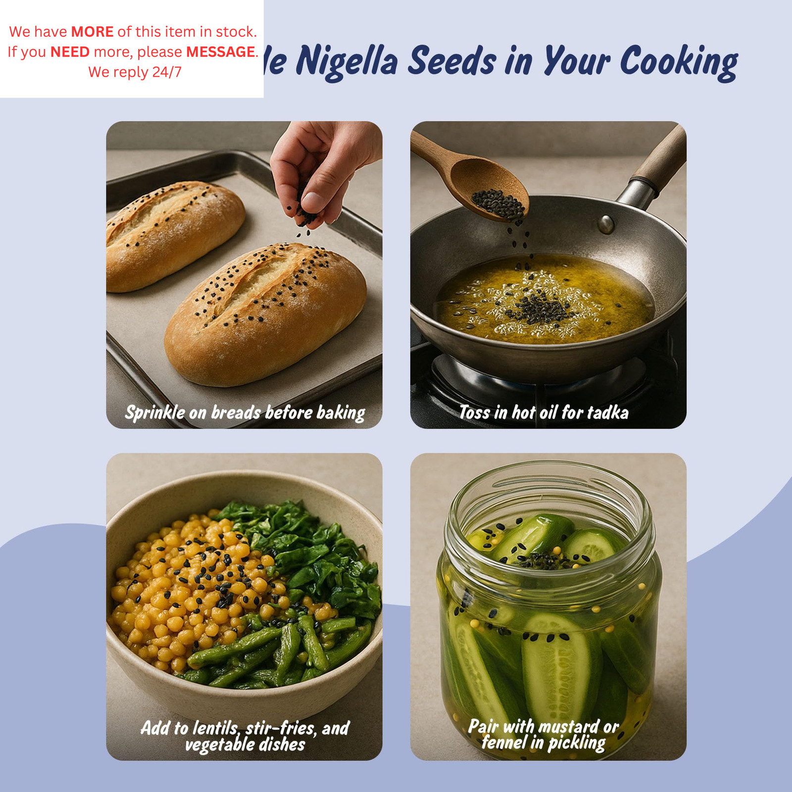 USDA Organic Nigella Seeds, Lab Tested for Heavy Metals, Small