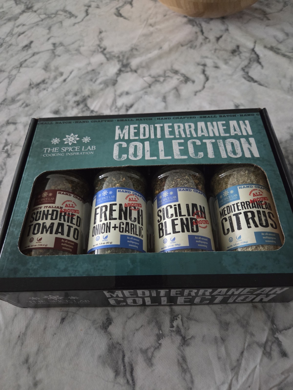 The Spice Lab Mediterranean Collection 4-Pack Seasoning Gift Set, 4 Flavors