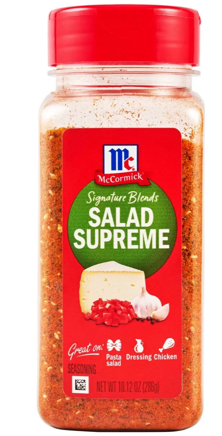 McCormick Signature Blend Salad Supreme Seasoning, 10.12oz Gluten-Free, BB 05/26