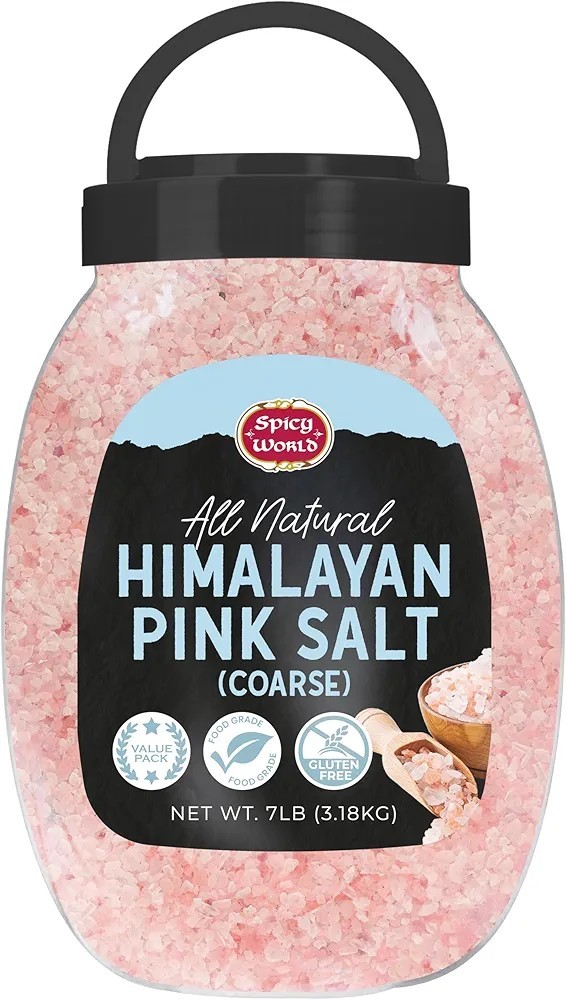 Pink Himalayan Salt / Course / 100% Pure / 7LB / Rare / Premium