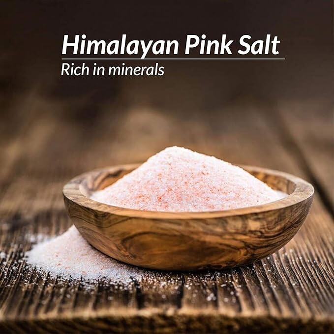 Himalayan Chef Pink Himalayan Salt, Fine Grain – 1 lbs (1 Pound Bag)