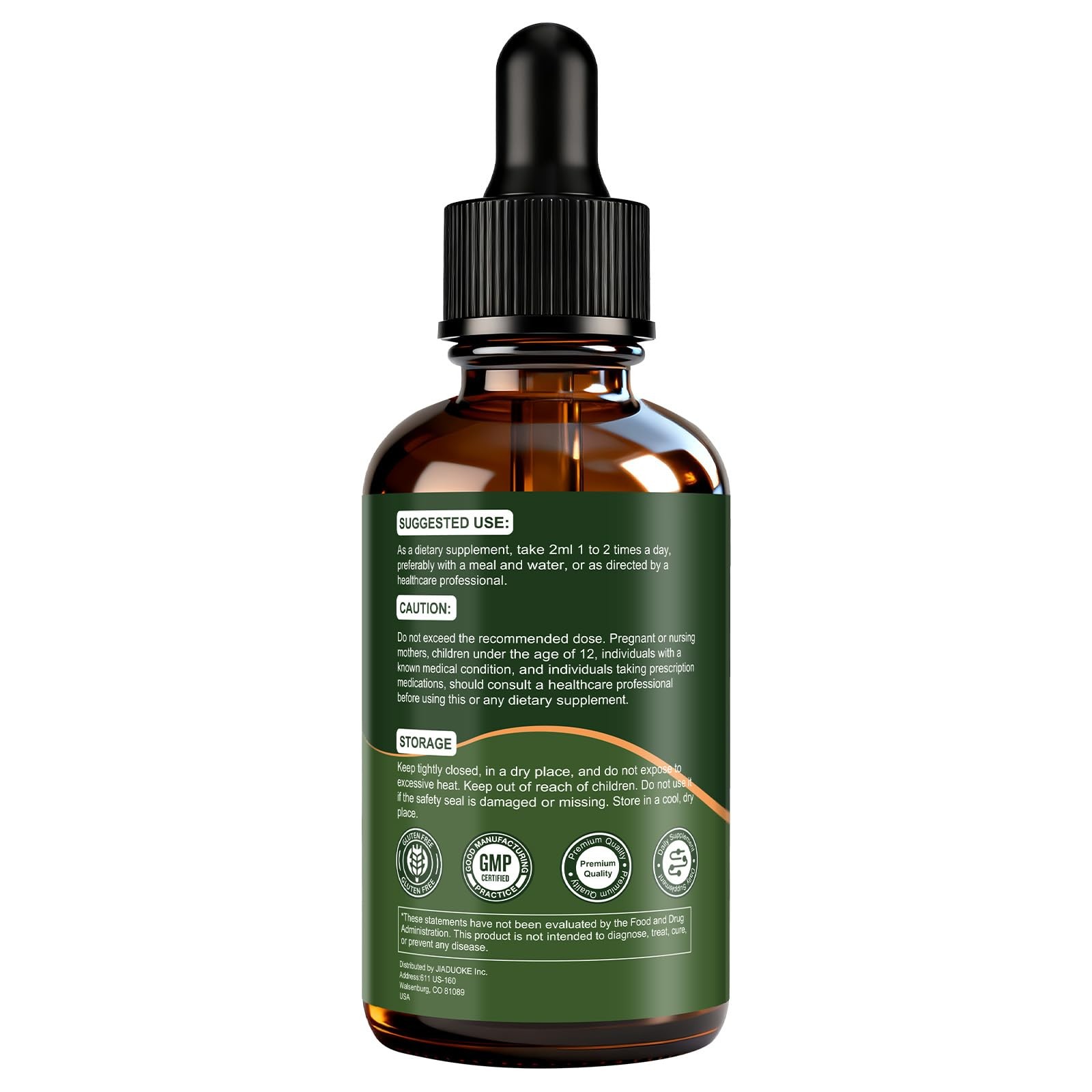 Black Walnut Wormwood Clove Tinture Cleanse for 60 Fl Oz (Pack of 1)