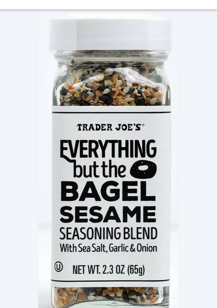 Trader Joe’s Everything but the Bagel Sesame Seasoning Blend, 2.3oz (65g), 1 Jar