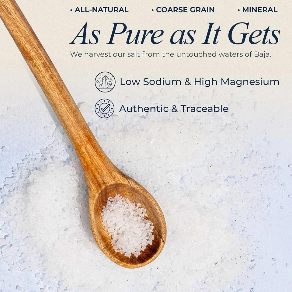 BAHA – Baja Mineral Sea Salt | Original Natural Grain Baha Mineral Gold Salt …