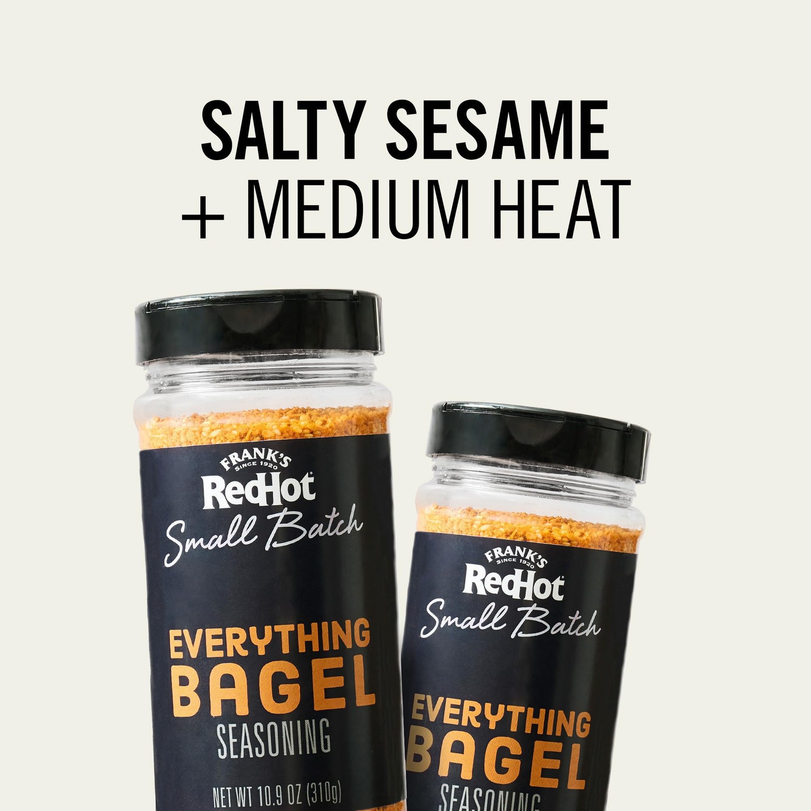Seasoning Everything Bagel Small Batch Savory Flavor Craveable Heat 10.9 oz