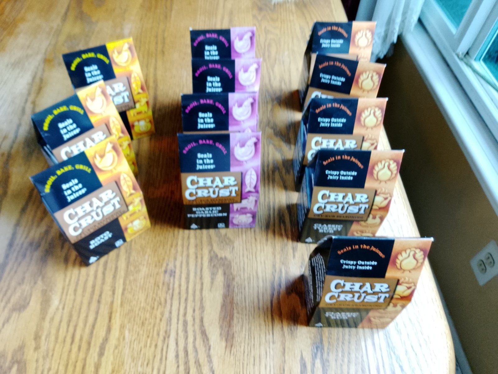 New Char Crust Dry Rub Seasoning Lot of 12 x 4 oz Assorted Flavors New in Boxes