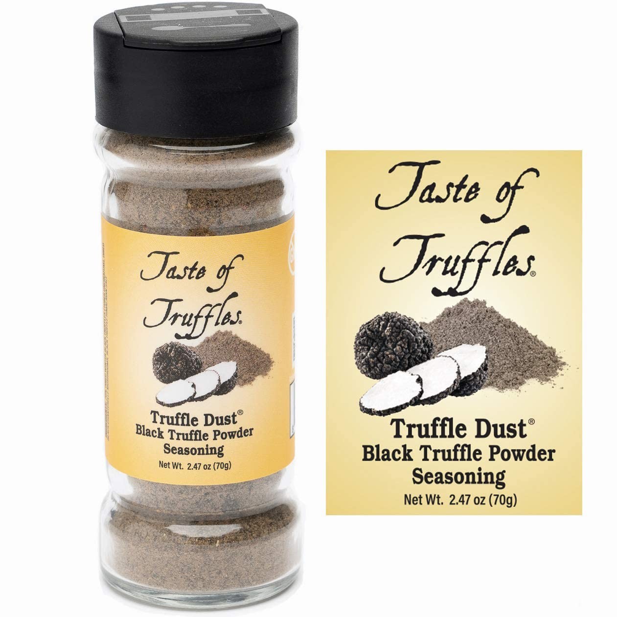 Gourmet Truffle Dust Seasoning – Vegan Mushroom Powder, 2.47oz (70g)