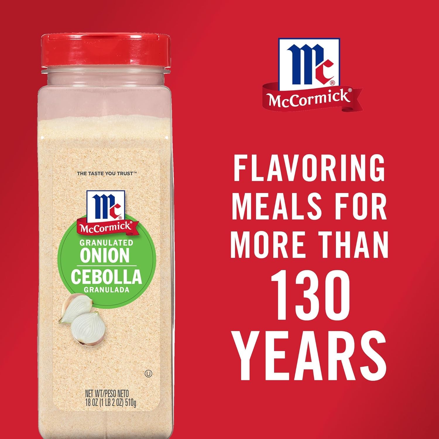 McCormick Granulated Onion, 18 oz