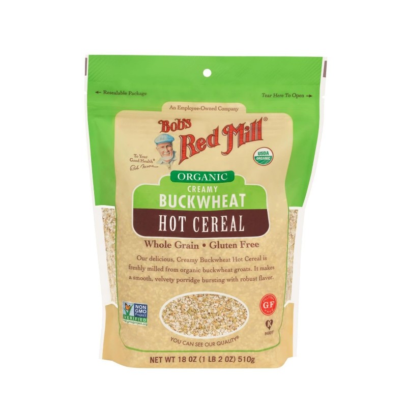 1x Bob’s Red Mill Organic Creamy Buckwheat Hot Cereal Breakfast Porridge 18oz
