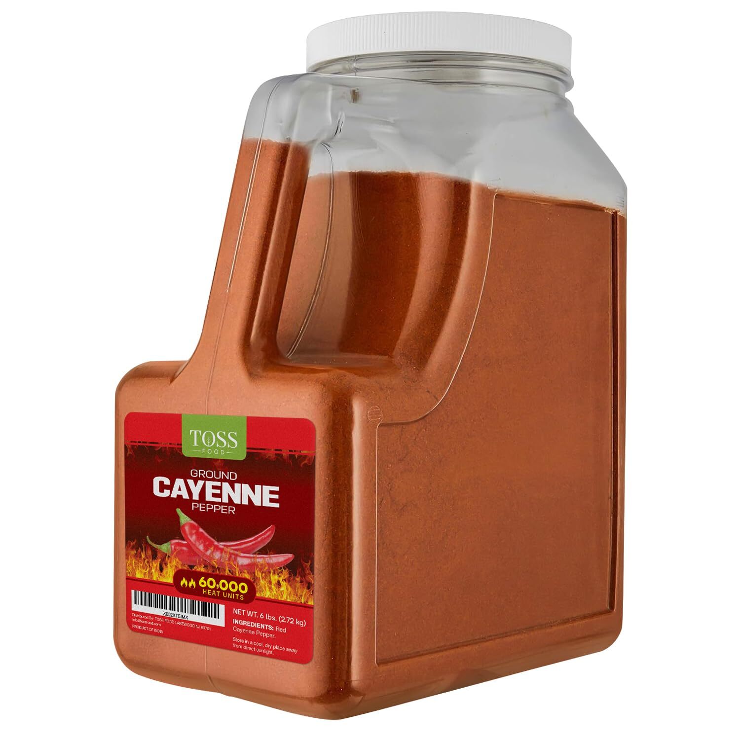 Extra Hot Cayenne Pepper Powder Bulk 60,000 Heat Units 6 LB, Ground Cayenne P…