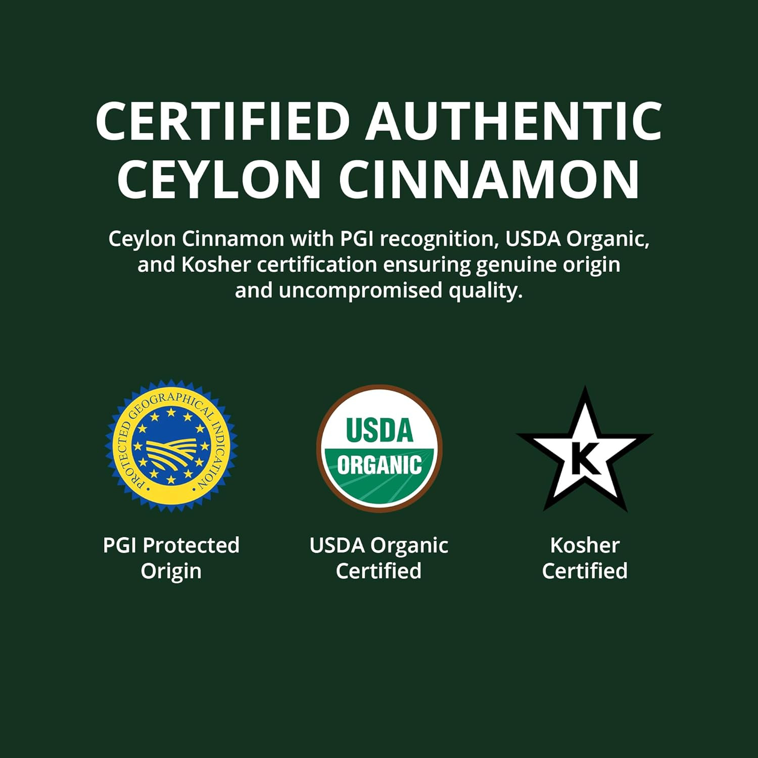 Premium Ceylon Cinnamon Powder | 2.08 Oz | Extra Fine Grade | Intense Flavor | P