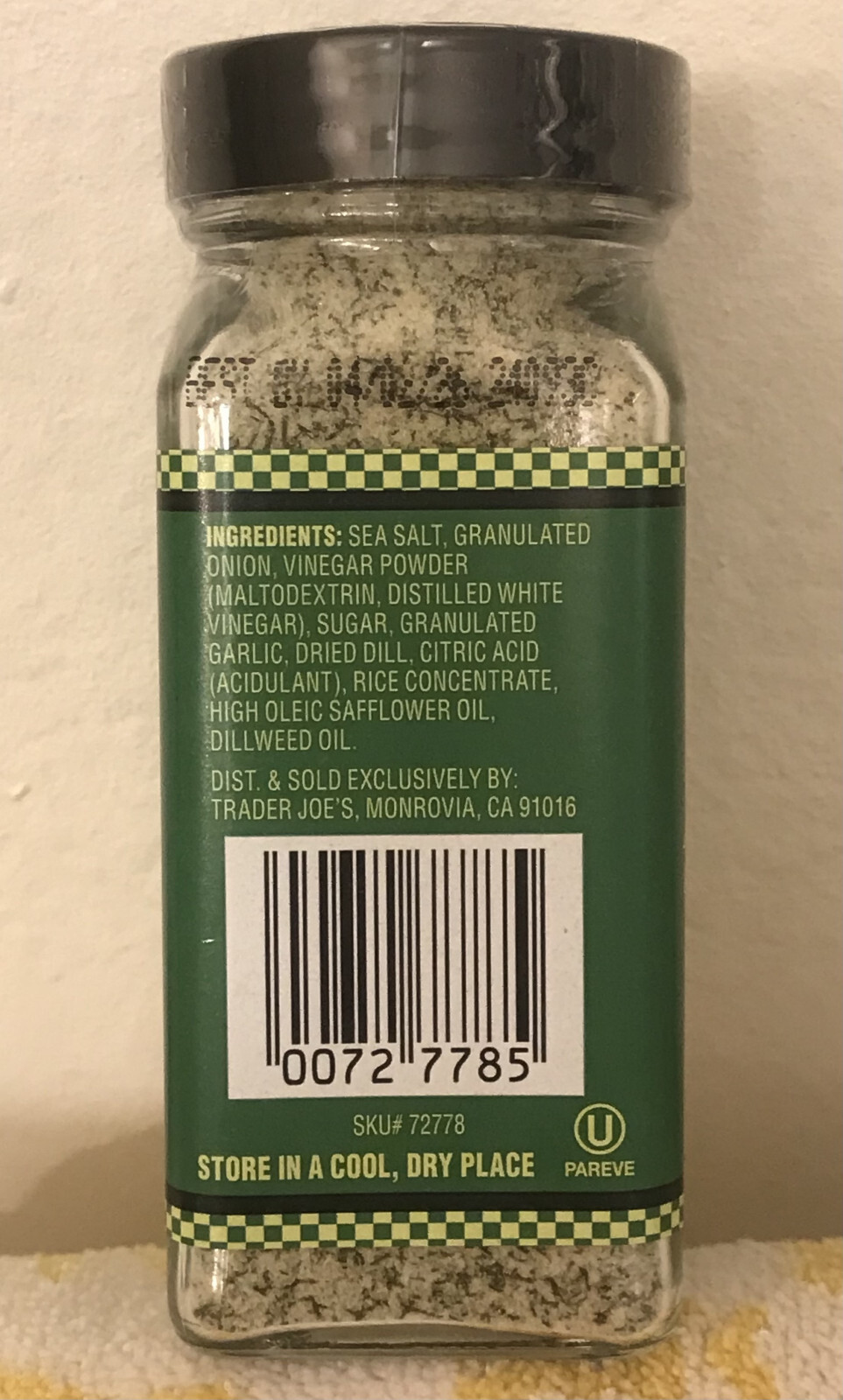 Trader Joe’s Seasoning In A 🥒 Pickle 🥒 Seasoning Blend 2.3 oz, (65g) Limited