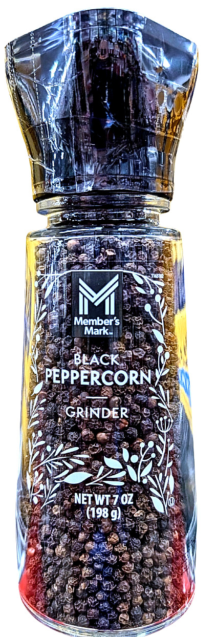 Member’s Mark Black Peppercorn Grinder 7 Oz