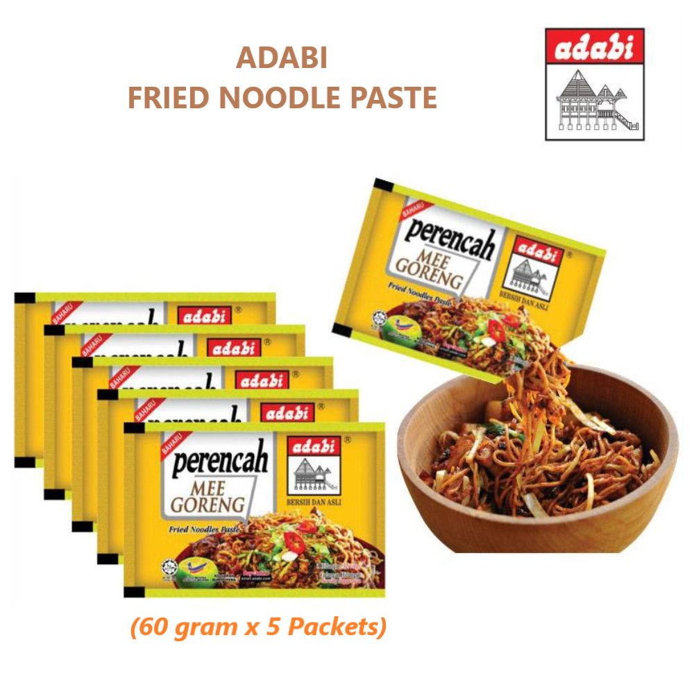ADABI Malaysian Fried Noodle Paste, 60 gram x 5 Packets