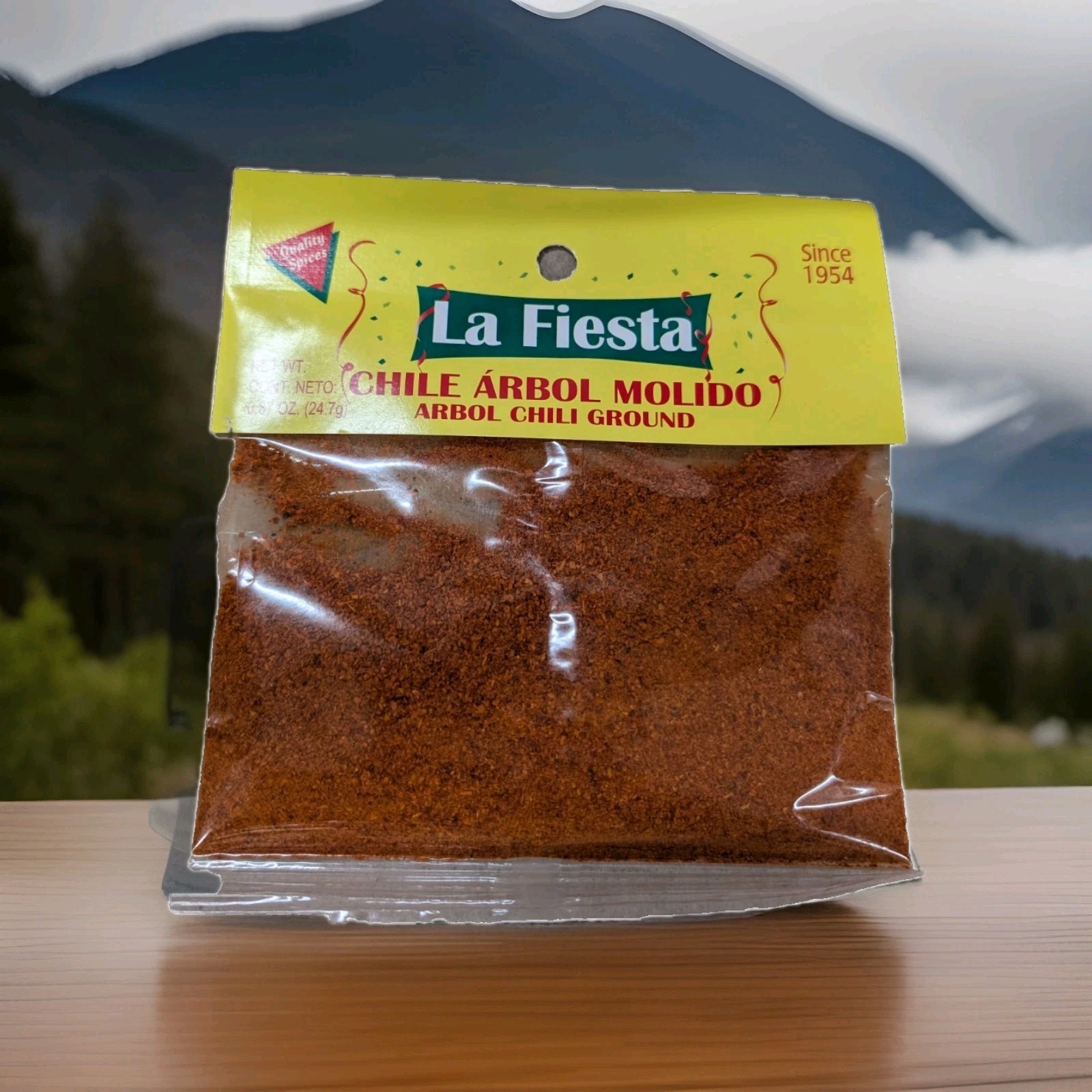 Arbol Chili Ground Powder. Single Spice, 24g