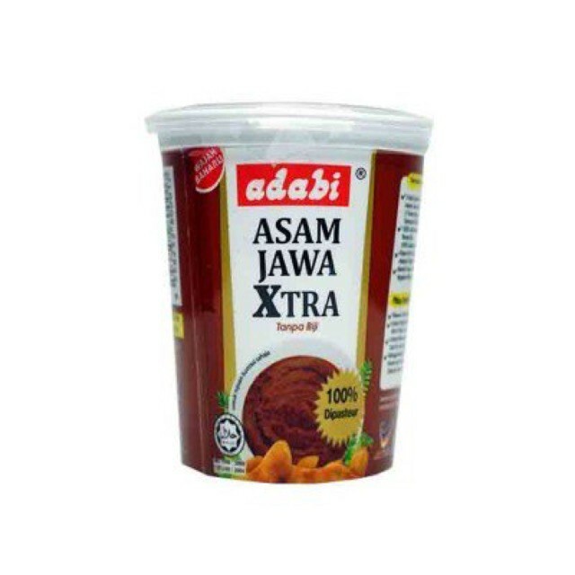 Asam Jawa Extra Adabi seedless Tamarind 4 x 200 gm Halal Free Shipping