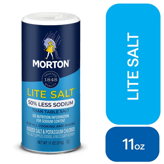 (3 pack) Morton Lite Salt, Low Sodium Salt Alternative, 11 oz-free shipping