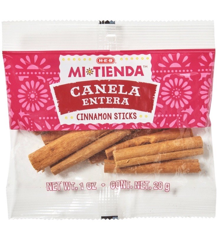 1 Bag – HEB Canela Entera Cinnamon Sticks 1 Oz