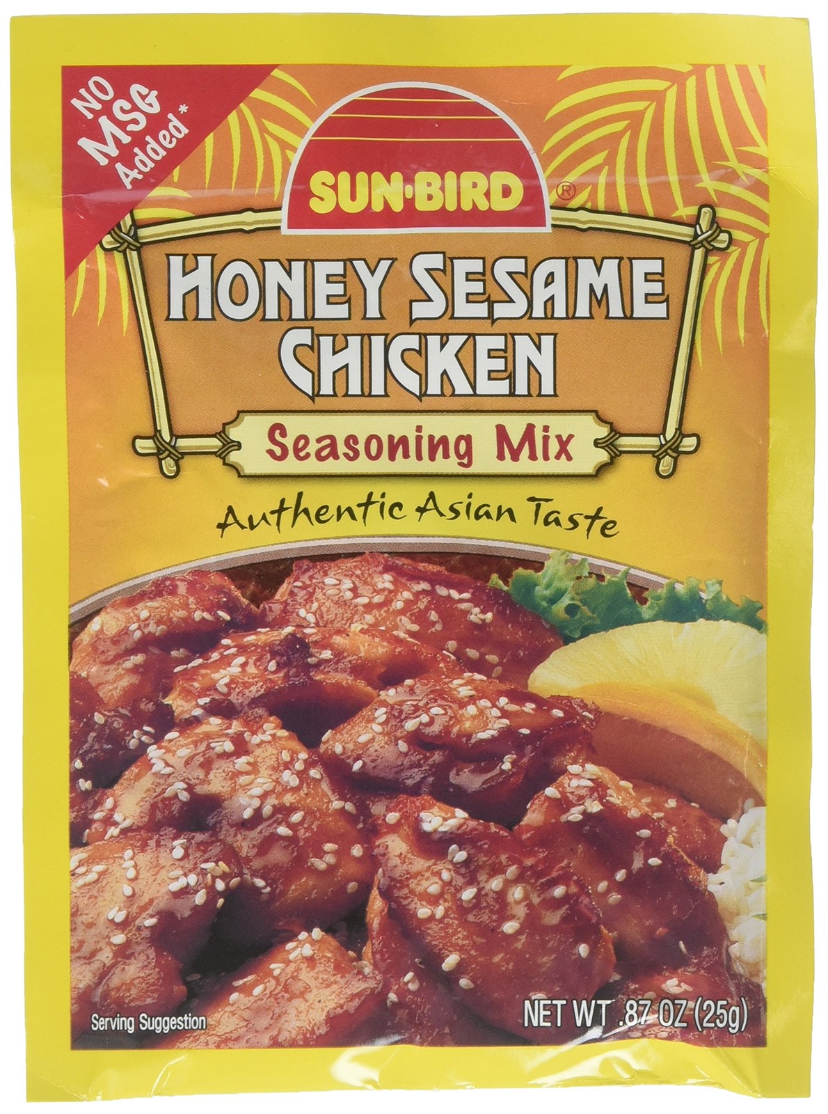 Honey Sesame Chicken Seasoning Mix Pack Of 4 Asian Recipe 0.88 Ounce Each