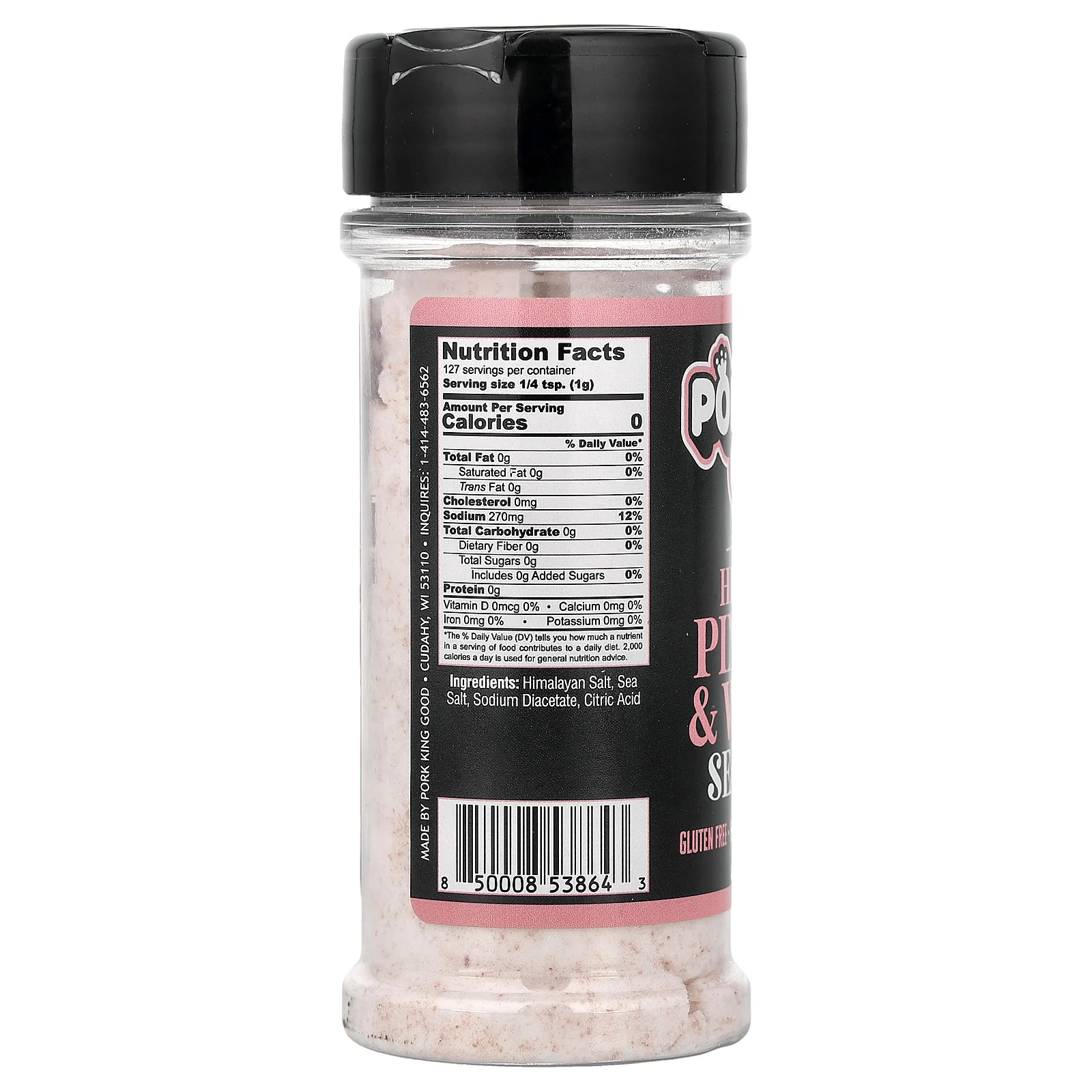 Himalayan Pink Salt & Vinegar Seasoning , 4.5 oz (127.5 g)