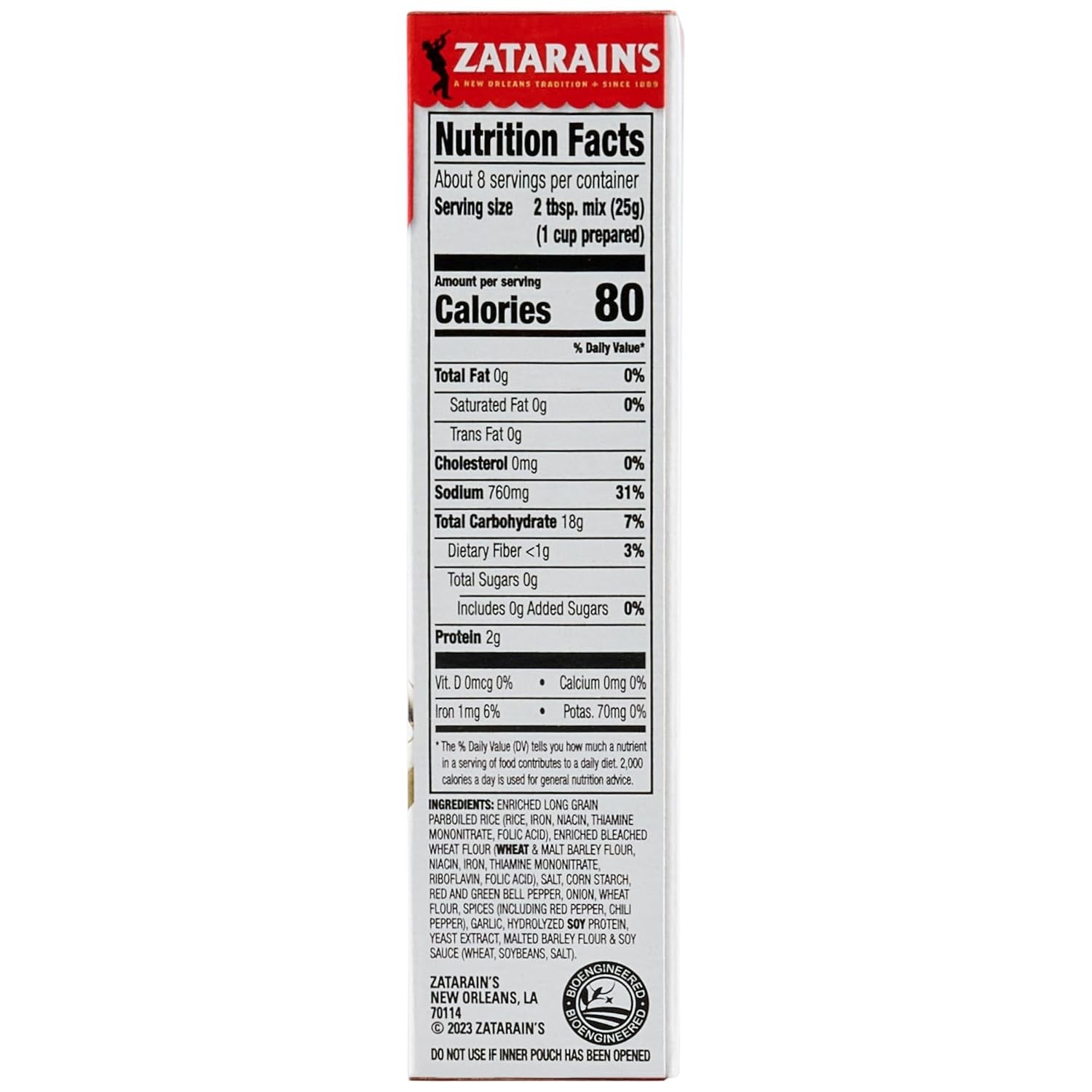 Zatarain’s Gumbo Mix 7 oz Pack of 8