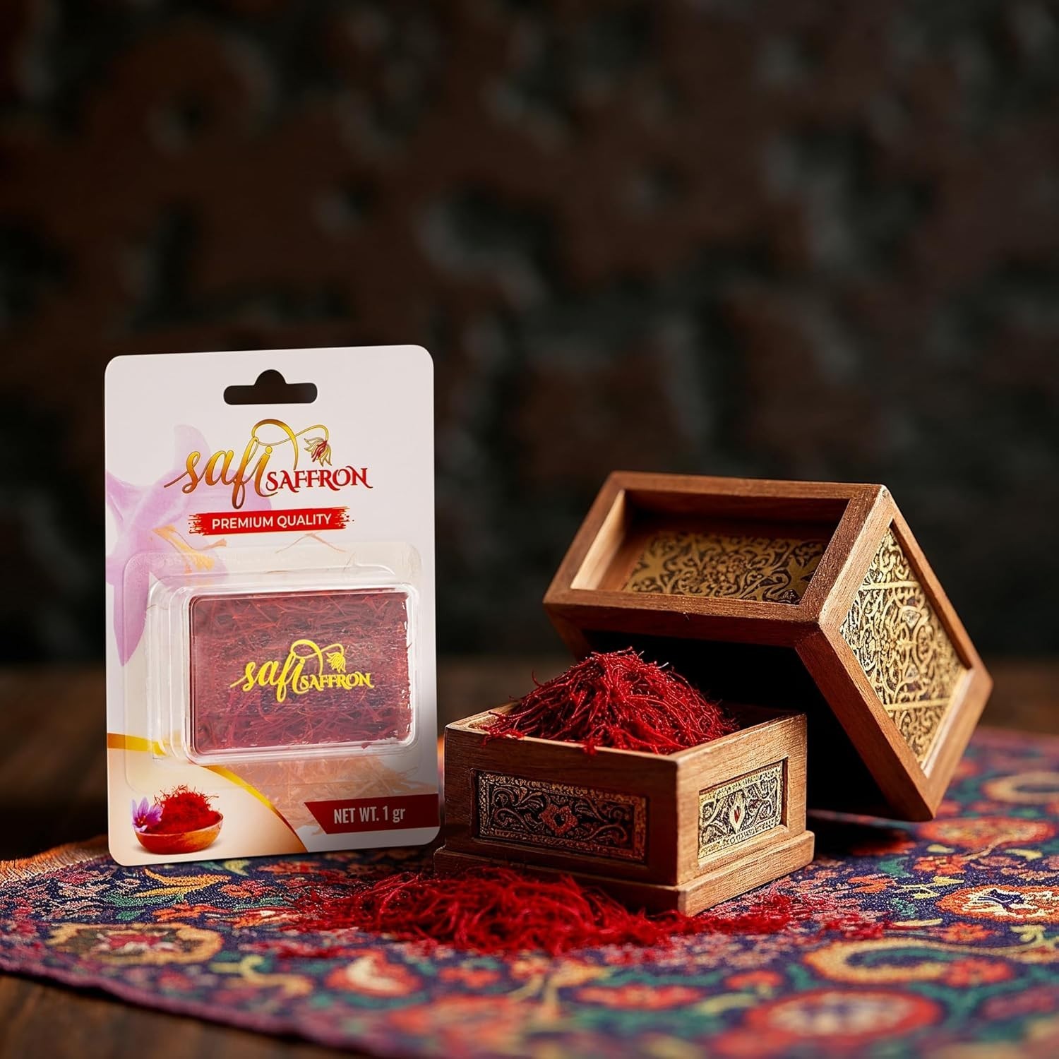 Organic 0.035 Ounce Saffron Threads | Pure, Gluten-Free, Gourmet Spice