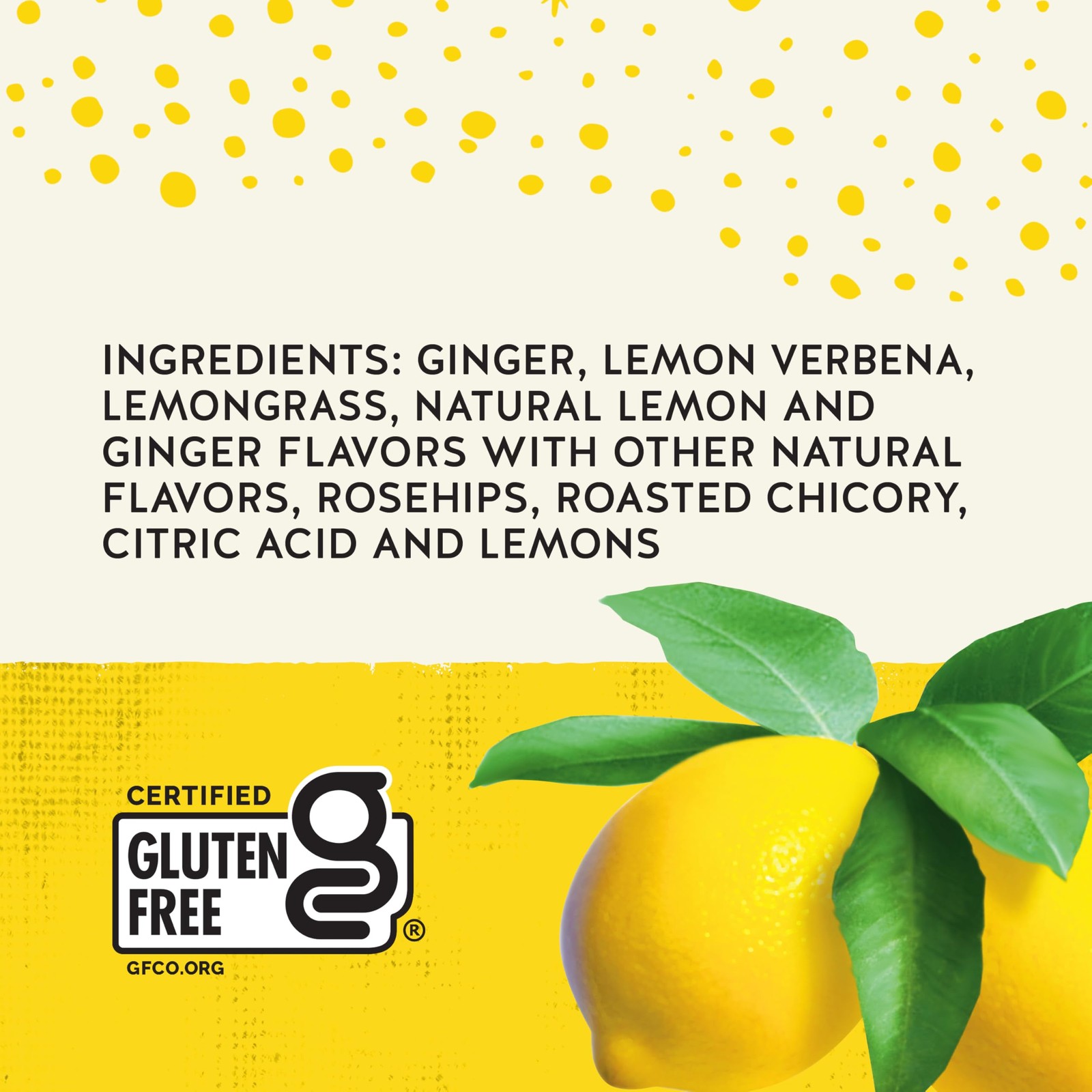 Celestial Seasonings Jammin’ Lemon Ginger Herbal Tea, 20 Count (Pack of 6)