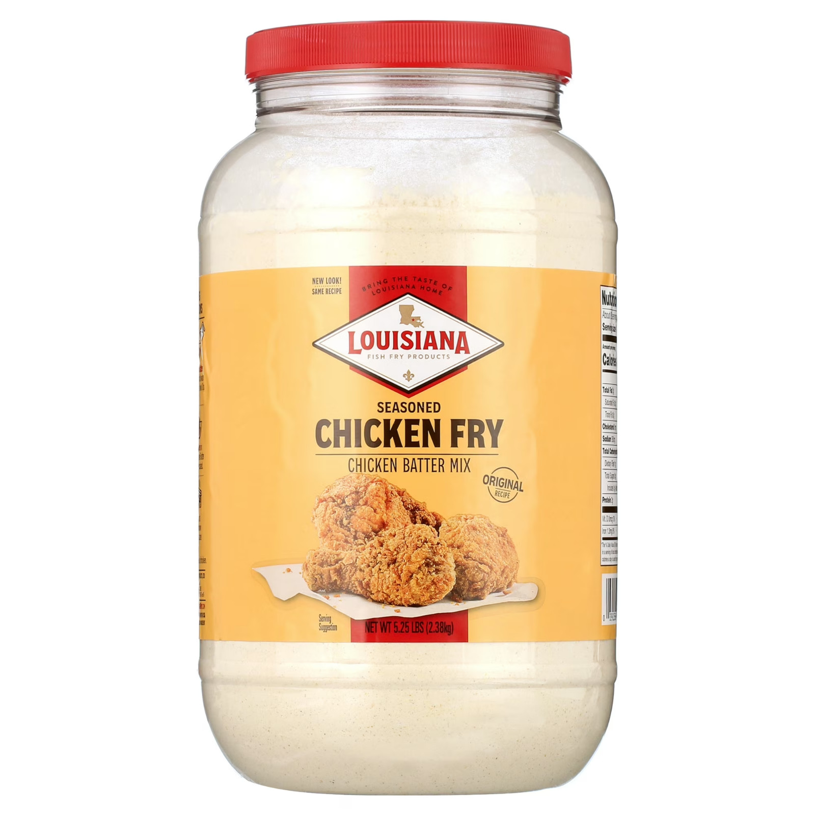 Louisiana Fish Fry Products Seasoned Crispy Chicken Fry Chicken Batter Mix, 5.25