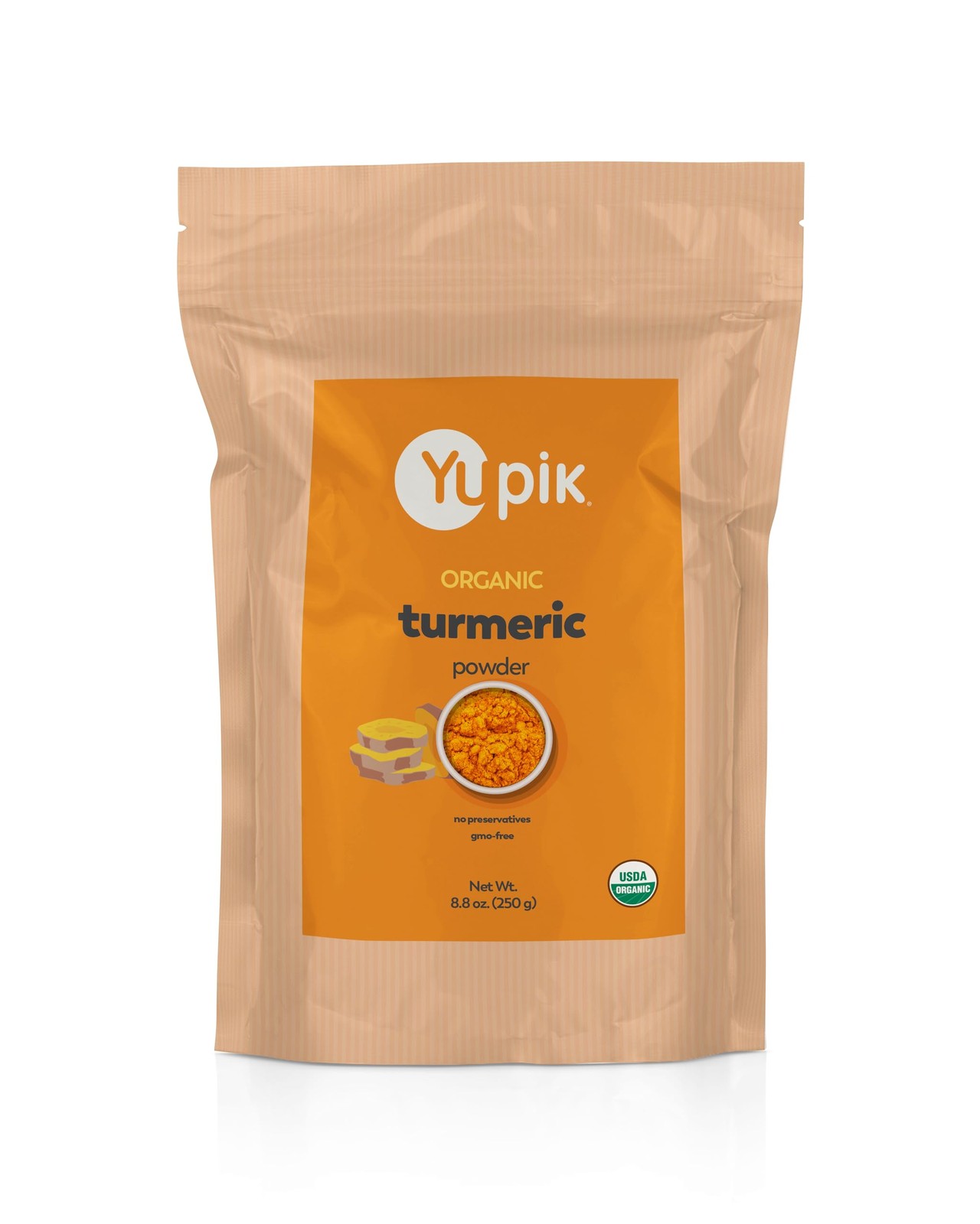 Organic Turmeric Powder, Curcuma 8.8 OZ, Ounce (Pack of 1)