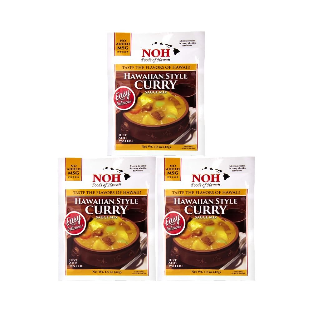 NOH Foods of Hawaii four serving seasoning packets 1.5 oz Pack of 3 Taste the…