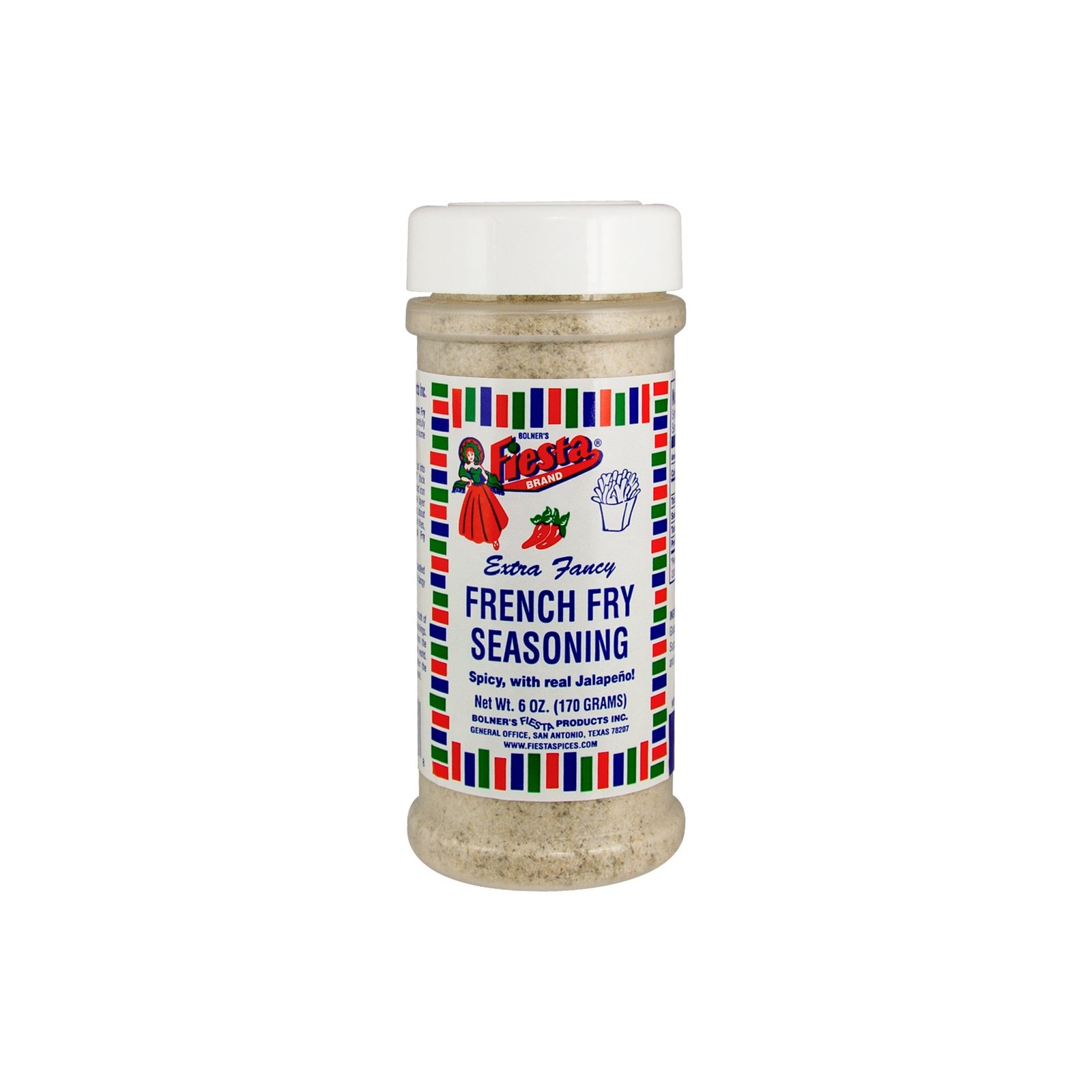 Bolner’s Fiesta Extra Fancy French Fry Seasoning 6oz 6 Ounce (Pack of 1)