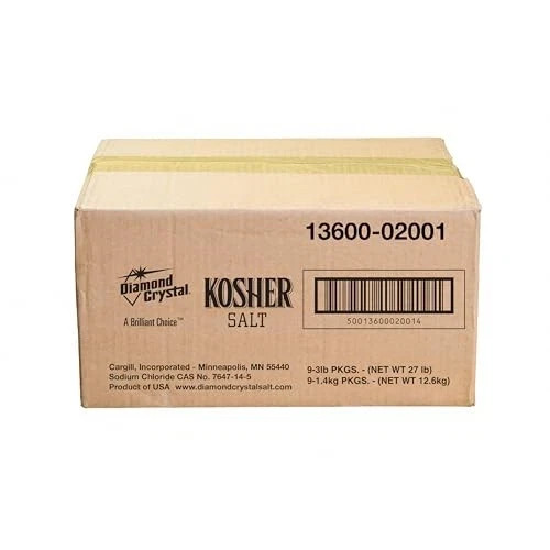 Diamond Crystal Kosher Salt – Full Flavor, No Additives – Pure and Natural Since