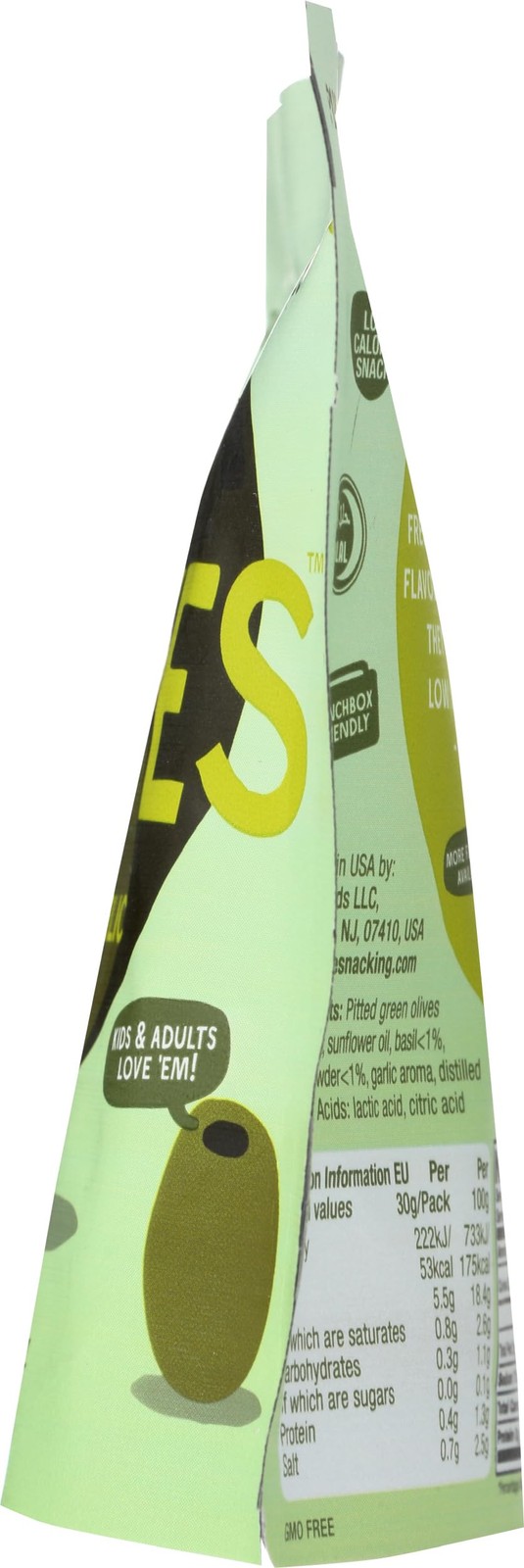 Green Olive Basil & Garlic Single Serve, 1.1 OZ (10 pack)