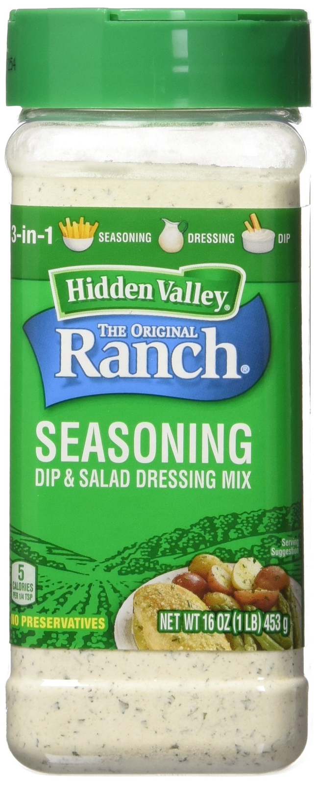 16 oz Hidden Valley Original Ranch Seasoning and Salad Dressing Mix