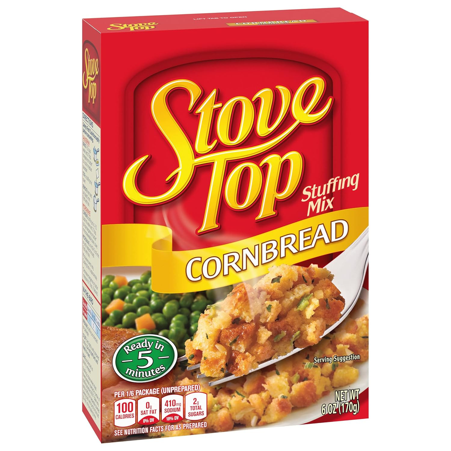 Cornbread Stuffing Mix (6 Oz Box) (Pack of 4)