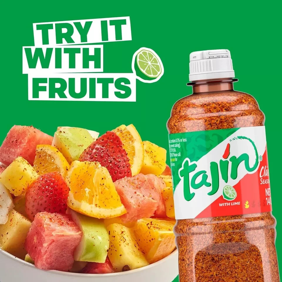 Tajín Clásico Chile Lime Seasoning 14 Oz (Pack of 2)