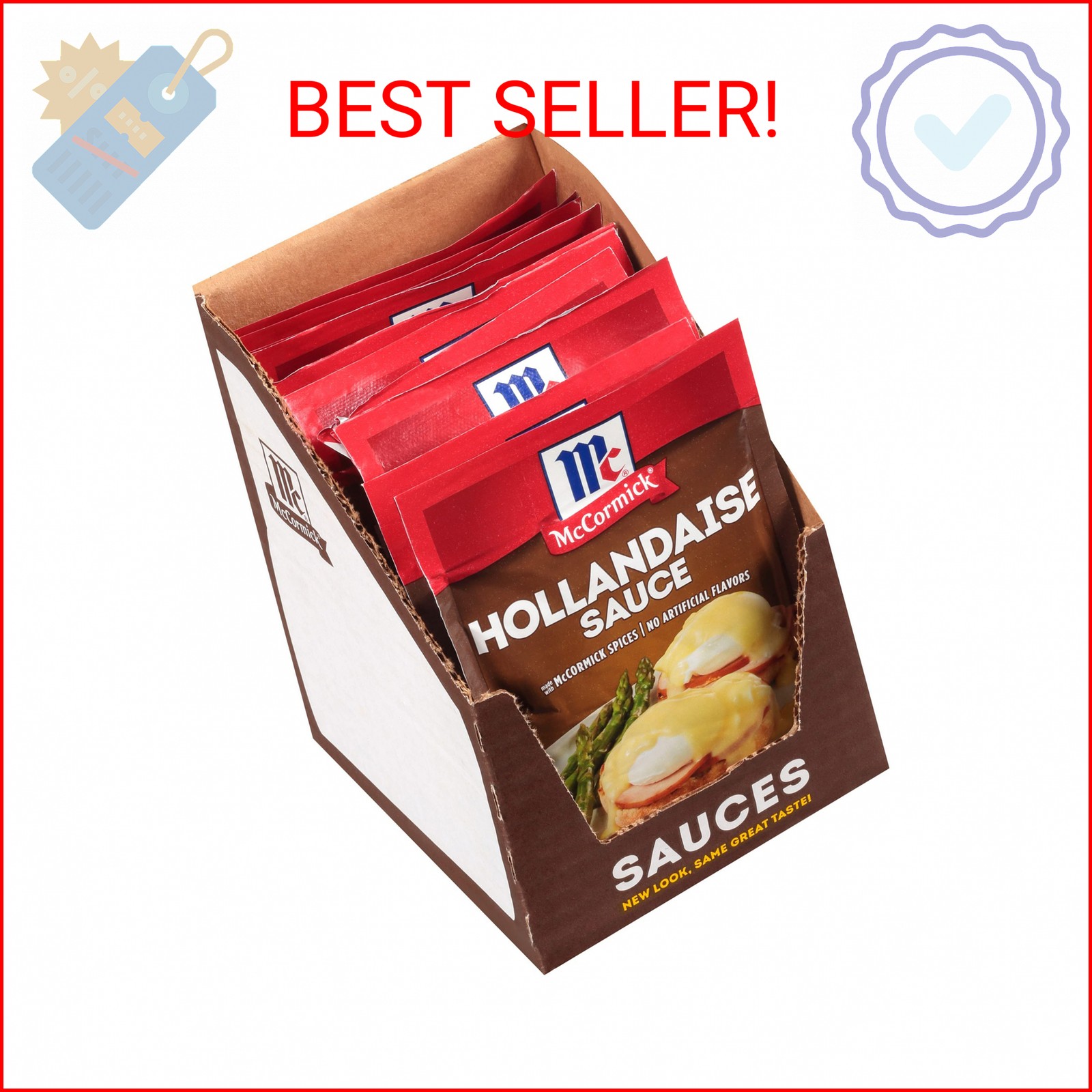 McCormick Hollandaise Sauce Mix, 1.25 oz (Pack of 12)