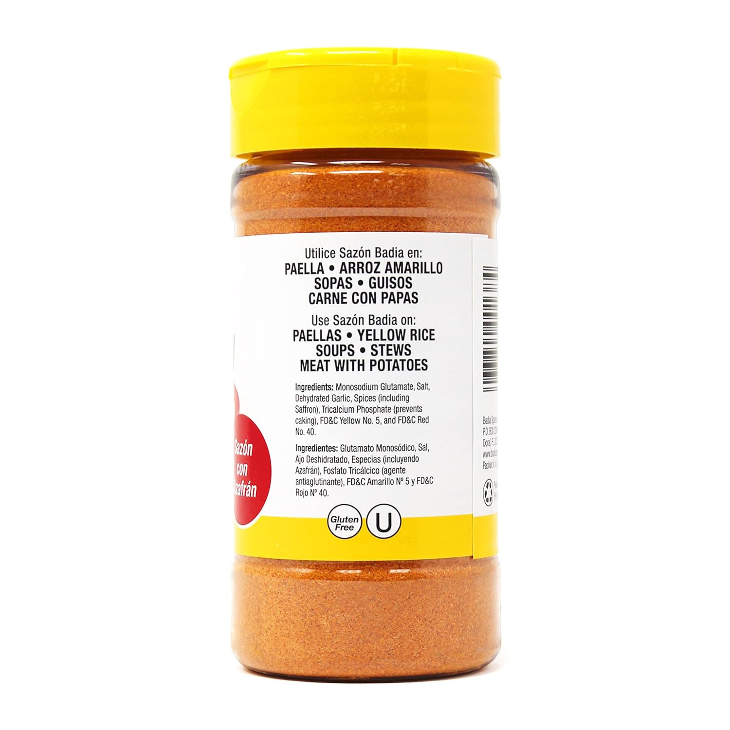 Sazon Con Azafran, Sazon with Saffron, 7 Oz – Savory, Earthy & Slightly Floral L