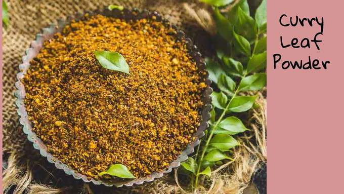 Karvepak Podi, Idli / Dosa Authentic Chutney Masala Powder From Southern India