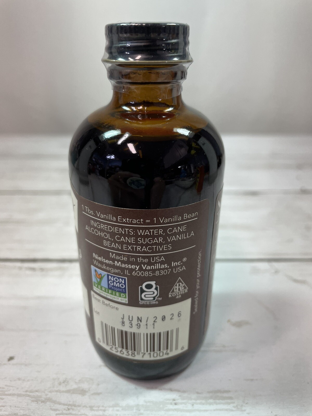 Nielsen-Massey Pure Vanilla Extract ~ 4 fl. oz. ~ NEW ~ Sealed bottle.
