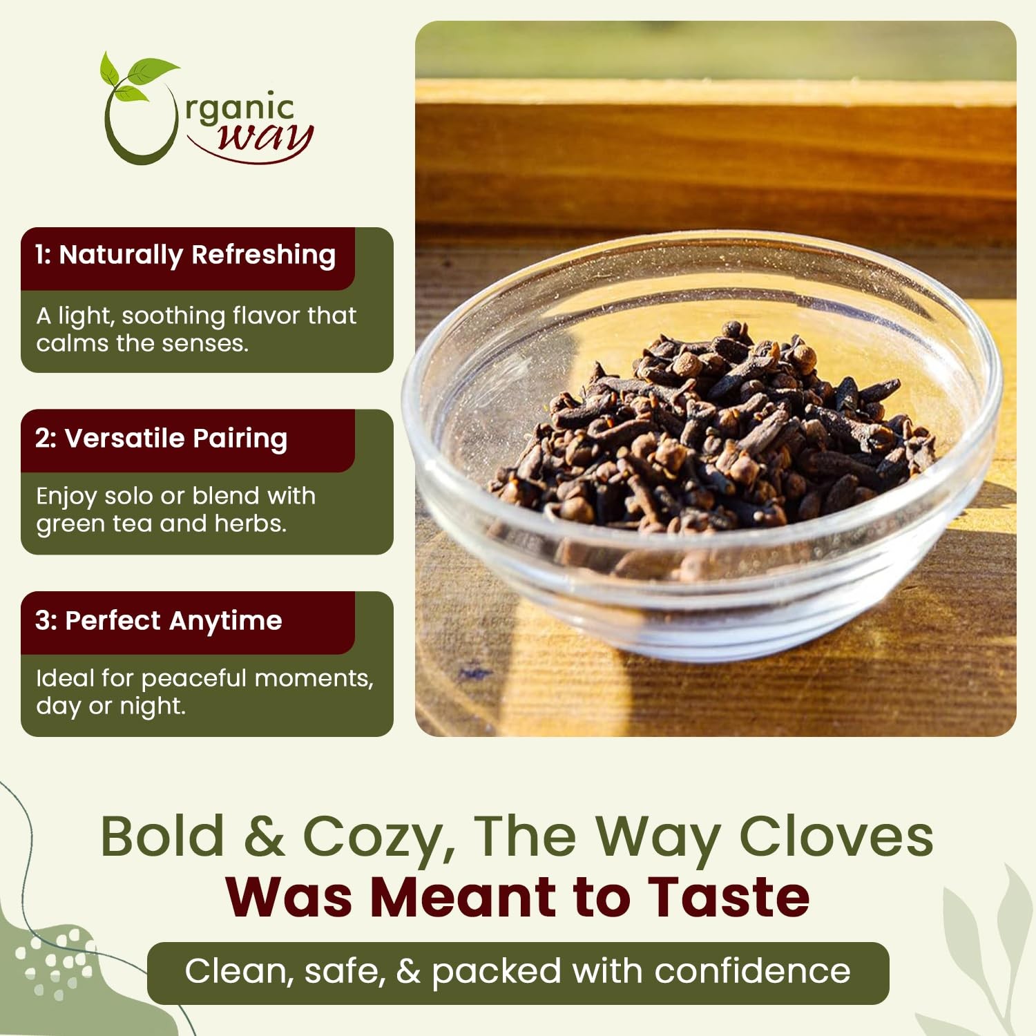 Hand Selected Cloves Whole (Syzygium aromaticum) – Adds Flavour & Aroma | Org…