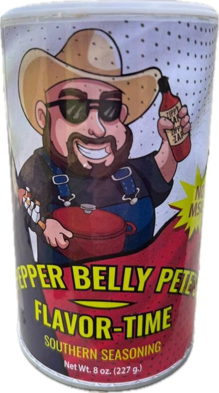 Pepper Belly Petes Southern Seasoning, 8 oz – 2 Pack Flavor Mix