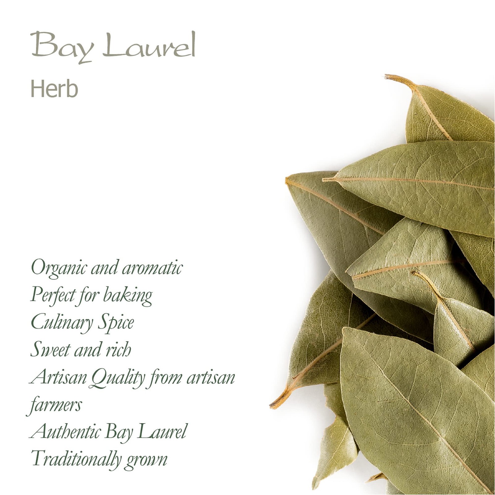 Bay Leaf Organic Herb Laurel Whole Culinary Quality Leaf Bay Leaves Organic…