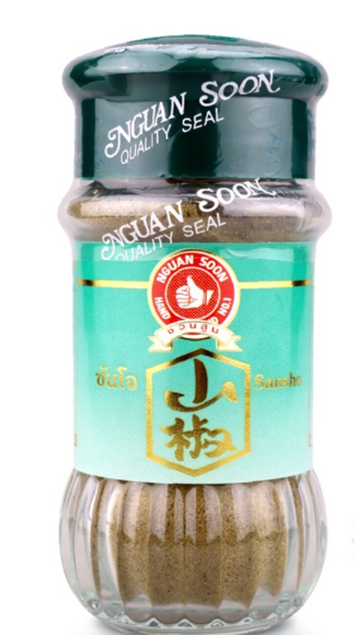 Nguan Soon No.1 Hand Brand Sansho Herbs Spices Seasoning Food Pantry Bottle 40 g