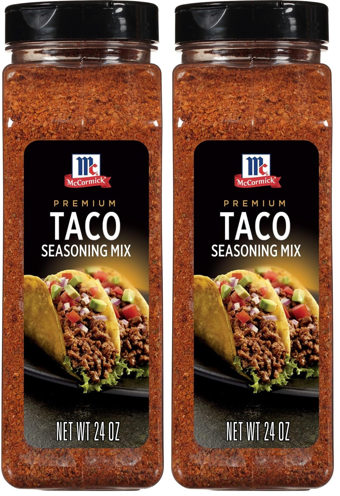 McCormick Premium Taco Seasoning Mix, 24 oz (Pack of 2) 24 Ounce