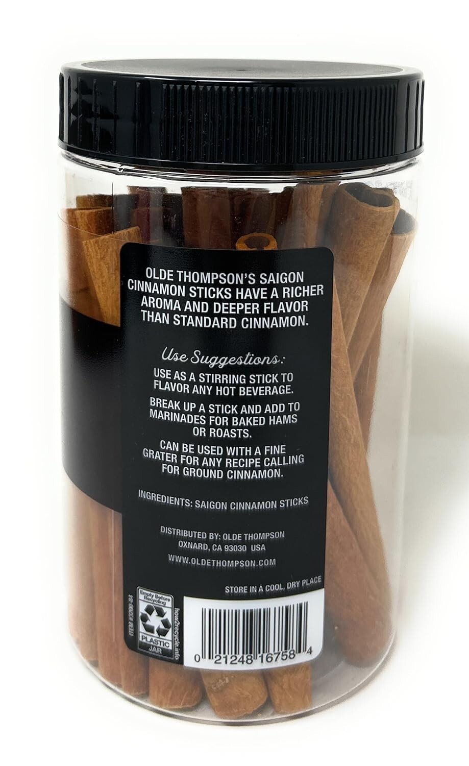 3 PACK -Olde Thompson Saigon cinnamon Sticks 6.6 Ounces/187 Grams