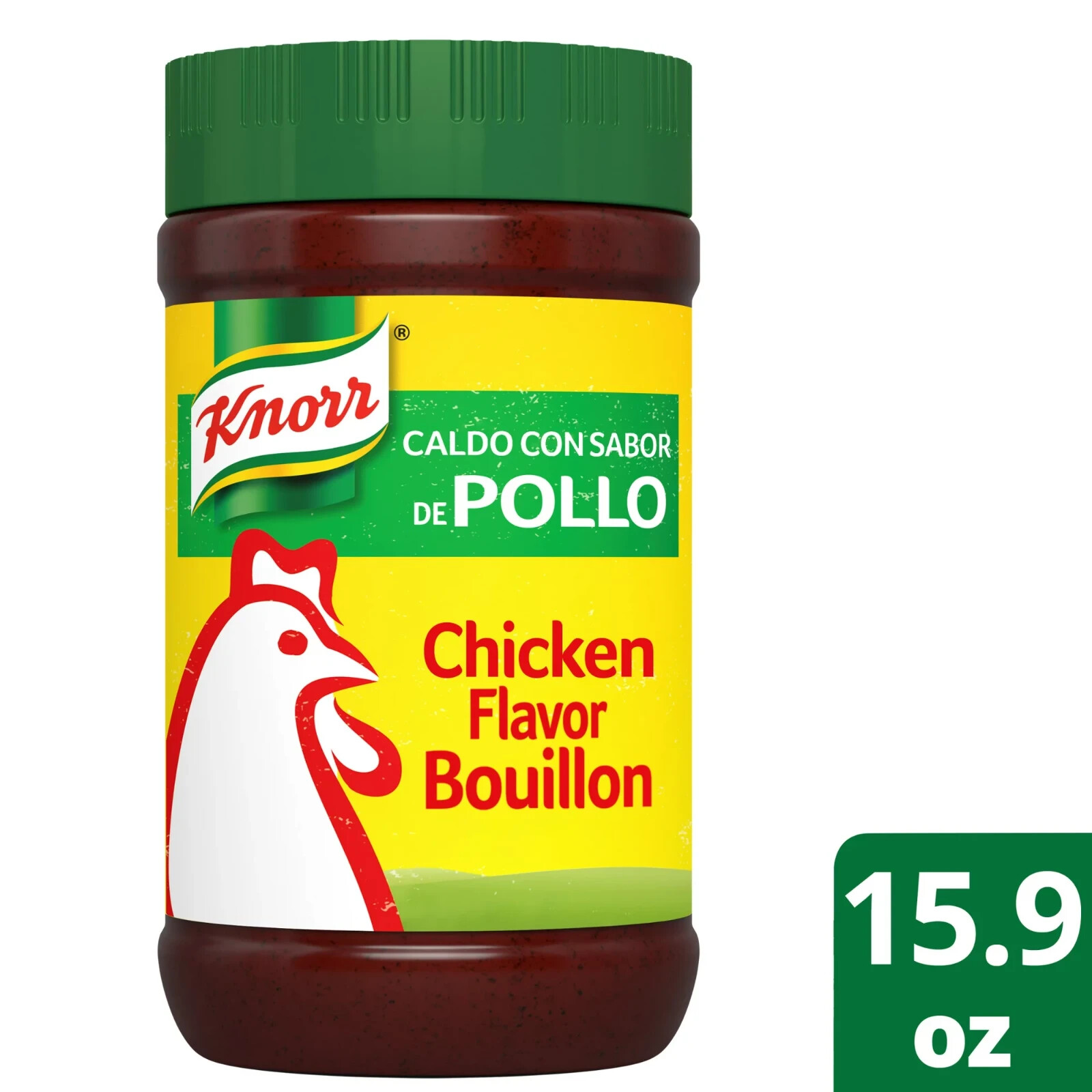 6 Jars Knorr Powdered Chicken Bouillon Granulated Mix Size 15.9 oz Each (6 Pack)