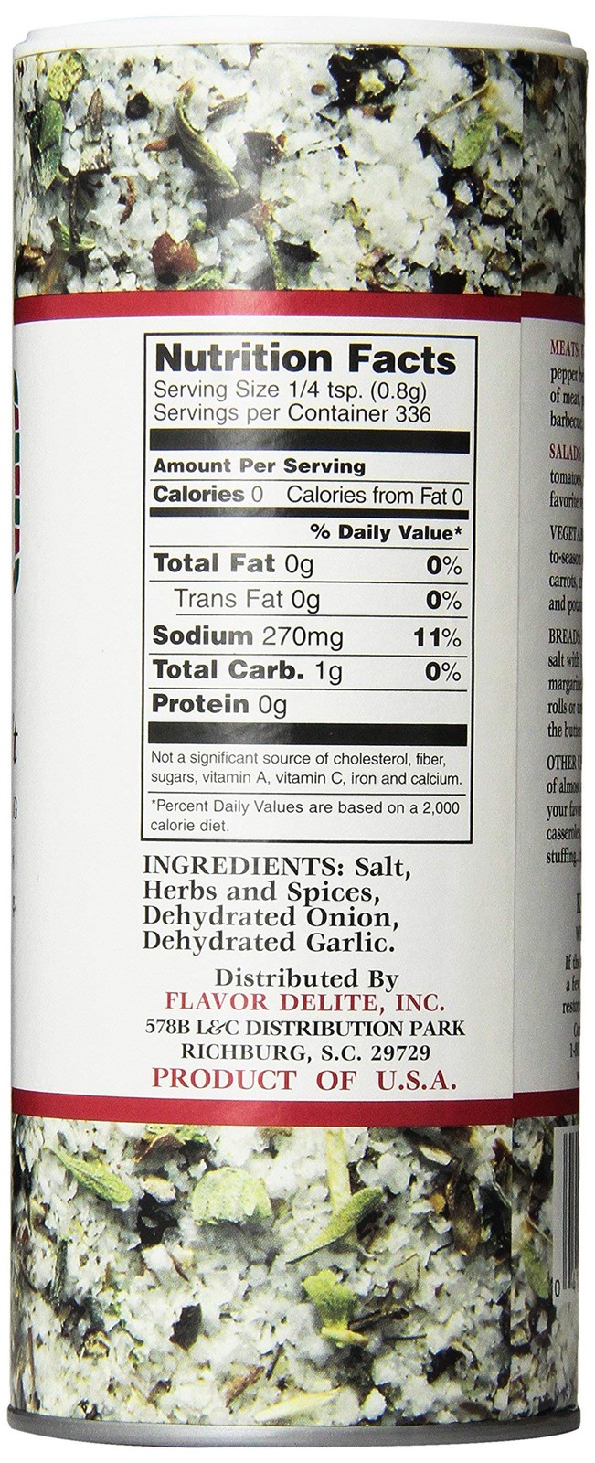 Jane’s Krazy Seasonings Mixed Up Salt, 9.5 Ounce (Pack of 12), Multi Color